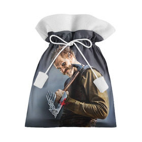 Подарочный 3D мешок с принтом Флоки в Тюмени, 100% полиэстер | Размер: 29*39 см | Тематика изображения на принте: vikings | вальхалла | викинги | рагнар лодброк | сериалы | флоки