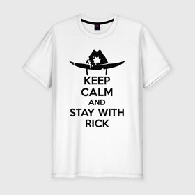 Мужская футболка премиум с принтом The Walking Dead в Тюмени, 92% хлопок, 8% лайкра | приталенный силуэт, круглый вырез ворота, длина до линии бедра, короткий рукав | зомби