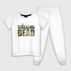 Детская пижама хлопок с принтом The Walking Dead в Тюмени, 100% хлопок |  брюки и футболка прямого кроя, без карманов, на брюках мягкая резинка на поясе и по низу штанин
 | зомби