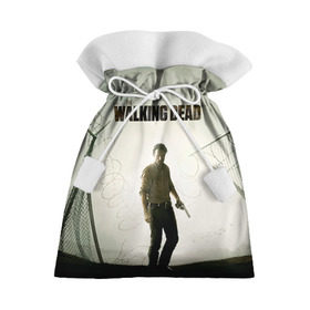 Подарочный 3D мешок с принтом The Walking Dead в Тюмени, 100% полиэстер | Размер: 29*39 см | зомби