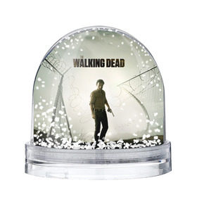 Снежный шар с принтом The Walking Dead в Тюмени, Пластик | Изображение внутри шара печатается на глянцевой фотобумаге с двух сторон | зомби