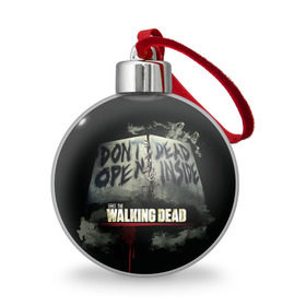 Ёлочный шар с принтом The Walking Dead в Тюмени, Пластик | Диаметр: 77 мм | зомби