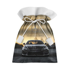 Подарочный 3D мешок с принтом Mercedes в Тюмени, 100% полиэстер | Размер: 29*39 см | amg | benz | mercedes | бенс | бенц | мерседес
