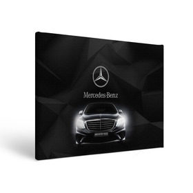 Холст прямоугольный с принтом Mercedes в Тюмени, 100% ПВХ |  | Тематика изображения на принте: amg | benz | mercedes | бенс | бенц | мерседес