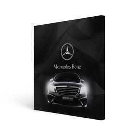 Холст квадратный с принтом Mercedes в Тюмени, 100% ПВХ |  | Тематика изображения на принте: amg | benz | mercedes | бенс | бенц | мерседес