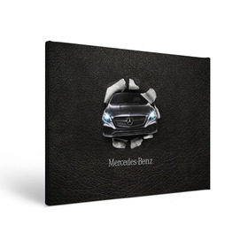 Холст прямоугольный с принтом Mercedes в Тюмени, 100% ПВХ |  | Тематика изображения на принте: amg | benz | mercedes | бенс | бенц | кожа | мерседес