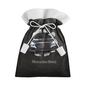 Подарочный 3D мешок с принтом Mercedes в Тюмени, 100% полиэстер | Размер: 29*39 см | amg | benz | mercedes | бенс | бенц | кожа | мерседес