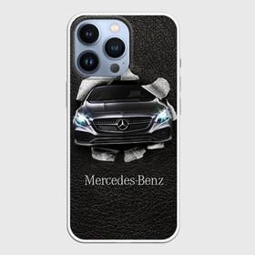 Чехол для iPhone 13 Pro с принтом Mercedes в Тюмени,  |  | Тематика изображения на принте: amg | benz | mercedes | бенс | бенц | кожа | мерседес