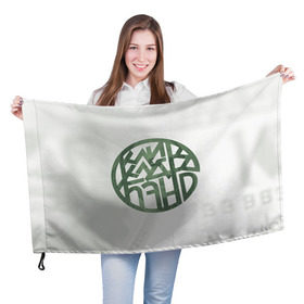 Флаг 3D с принтом ККБ в Тюмени, 100% полиэстер | плотность ткани — 95 г/м2, размер — 67 х 109 см. Принт наносится с одной стороны | kkb | youtube | блоггер | бэнд | группа | джарахов | ильич | ккб | клак | клик | кликлакбэнд | успешная | эльдар | ютьюб