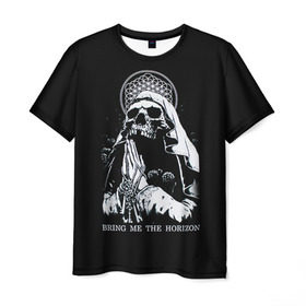 Мужская футболка 3D с принтом Bring Me The Horizon в Тюмени, 100% полиэфир | прямой крой, круглый вырез горловины, длина до линии бедер | bmth | bring me the horizon | hardcore | rock | музыка | рок