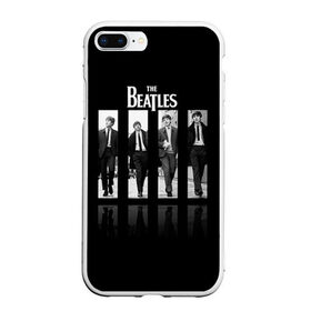 Чехол для iPhone 7Plus/8 Plus матовый с принтом The Beatles в Тюмени, Силикон | Область печати: задняя сторона чехла, без боковых панелей | Тематика изображения на принте: beatles | rock | the beatles | битлз | битлс | битлы | рок
