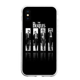 Чехол для iPhone XS Max матовый с принтом The Beatles в Тюмени, Силикон | Область печати: задняя сторона чехла, без боковых панелей | Тематика изображения на принте: beatles | rock | the beatles | битлз | битлс | битлы | рок