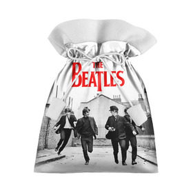 Подарочный 3D мешок с принтом The Beatles в Тюмени, 100% полиэстер | Размер: 29*39 см | Тематика изображения на принте: beatles | rock | the beatles | битлз | битлс | битлы | рок