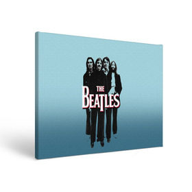 Холст прямоугольный с принтом The Beatles в Тюмени, 100% ПВХ |  | Тематика изображения на принте: beatles | rock | the beatles | битлз | битлс | битлы | рок