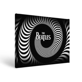 Холст прямоугольный с принтом The Beatles в Тюмени, 100% ПВХ |  | beatles | rock | the beatles | битлз | битлс | битлы | рок