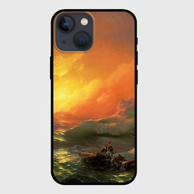 Чехол для iPhone 13 mini с принтом Айвазовский   9 Вал в Тюмени,  |  | Тематика изображения на принте: 9 вал | айвазовский | вал | девятый | картина | море | пейзаж | феодосия | художник | черное | шторм