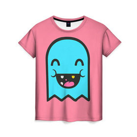 Женская футболка 3D с принтом Drop Dead в Тюмени, 100% полиэфир ( синтетическое хлопкоподобное полотно) | прямой крой, круглый вырез горловины, длина до линии бедер | drop dead