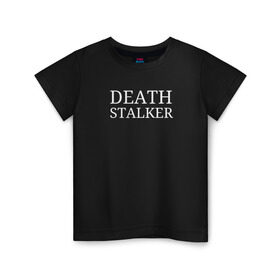 Детская футболка хлопок с принтом Bones Sesh Death Stalker в Тюмени, 100% хлопок | круглый вырез горловины, полуприлегающий силуэт, длина до линии бедер | bones | death stalker | deathstalker | rap | rapteamsesh | sesh | teamsesh