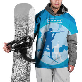Накидка на куртку 3D с принтом Биатлон в Тюмени, 100% полиэстер |  | Тематика изображения на принте: biathlon | sport | winter | биатлон | биатлонисты | зимние виды спорта | спорт | стрельба
