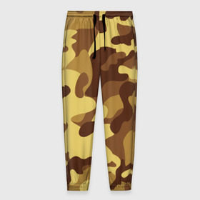 Мужские брюки 3D с принтом Пустынный камуфляж в Тюмени, 100% полиэстер | манжеты по низу, эластичный пояс регулируется шнурком, по бокам два кармана без застежек, внутренняя часть кармана из мелкой сетки | camo | camouflage | military | камо