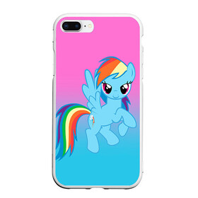 Чехол для iPhone 7Plus/8 Plus матовый с принтом My Little Pony в Тюмени, Силикон | Область печати: задняя сторона чехла, без боковых панелей | friendship is magic | mlp | my little pony | pinky pie | pony | swag | дружба | литл пони | мой маленький пони | пони | поняши | поняшки | сваг | свэг | чудо