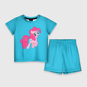 Детский костюм с шортами 3D с принтом My Little Pony в Тюмени,  |  | friendship is magic | mlp | my little pony | pinky pie | pony | swag | дружба | литл пони | мой маленький пони | пони | поняши | поняшки | сваг | свэг | чудо