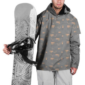 Накидка на куртку 3D с принтом Железная руда в Тюмени, 100% полиэстер |  | железнаяруда | железо | необычная текстура железной руды будь оригиналенмаинкрафт | руда