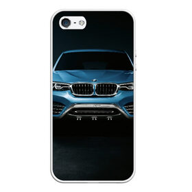 Чехол для iPhone 5/5S матовый с принтом BMW X4 Concept в Тюмени, Силикон | Область печати: задняя сторона чехла, без боковых панелей | авто | бмв