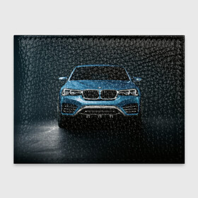 Обложка для студенческого билета с принтом BMW X4 Concept в Тюмени, натуральная кожа | Размер: 11*8 см; Печать на всей внешней стороне | авто | бмв