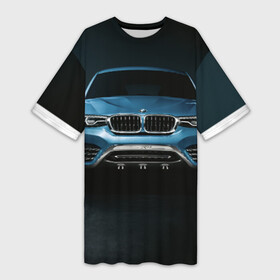 Платье-футболка 3D с принтом BMW X4 Concept в Тюмени,  |  | авто | бмв