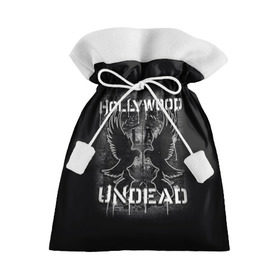 Подарочный 3D мешок с принтом Hollywood Undead в Тюмени, 100% полиэстер | Размер: 29*39 см | Тематика изображения на принте: хип хоп