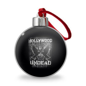 Ёлочный шар с принтом Hollywood Undead в Тюмени, Пластик | Диаметр: 77 мм | Тематика изображения на принте: хип хоп