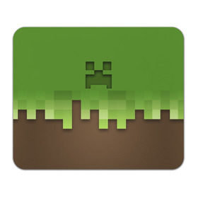 Коврик прямоугольный с принтом Minecraft edition в Тюмени, натуральный каучук | размер 230 х 185 мм; запечатка лицевой стороны | creeper | minecraft