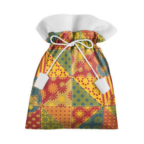 Подарочный 3D мешок с принтом Лоскутное шитьё в Тюмени, 100% полиэстер | Размер: 29*39 см | Тематика изображения на принте: лоскут | одежда | текстура | ткань | шитьё