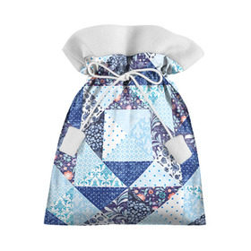 Подарочный 3D мешок с принтом Лоскутное шитьё в Тюмени, 100% полиэстер | Размер: 29*39 см | Тематика изображения на принте: лоскут | одежда | текстура | ткань | шитьё