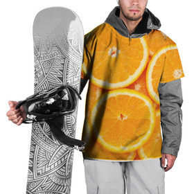 Накидка на куртку 3D с принтом Апельсинчик в Тюмени, 100% полиэстер |  | Тематика изображения на принте: orange | апельсин | фрукты