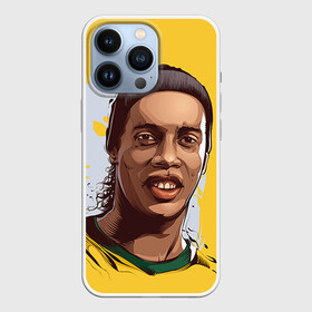 Чехол для iPhone 13 Pro с принтом Ronaldinho в Тюмени,  |  | football | ronaldinho | роналдиньо | футбол | футболист