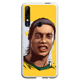 Чехол для Honor P Smart Z с принтом Ronaldinho в Тюмени, Силикон | Область печати: задняя сторона чехла, без боковых панелей | Тематика изображения на принте: football | ronaldinho | роналдиньо | футбол | футболист