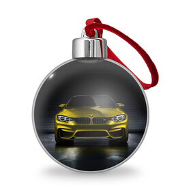 Ёлочный шар с принтом BMW M4 Concept в Тюмени, Пластик | Диаметр: 77 мм | bmw | бмв