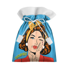 Подарочный 3D мешок с принтом POP ART в Тюмени, 100% полиэстер | Размер: 29*39 см | omg | oops | pop art | арт | поп | ретро | уорхол | энди