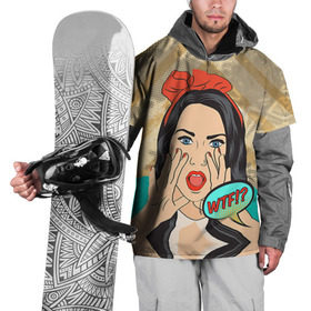 Накидка на куртку 3D с принтом POP ART в Тюмени, 100% полиэстер |  | omg | pop art | wtf | арт | поп | ретро | уорхол | энди