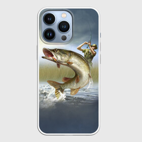 Чехол для iPhone 13 Pro с принтом Щука в Тюмени,  |  | fishing | рыба | рыбак | рыбалка | туризм | щука