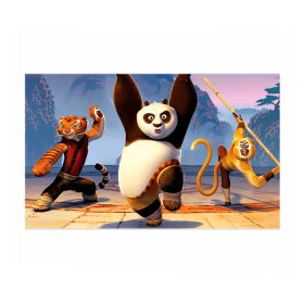 Бумага для упаковки 3D с принтом Кунг фу панда в Тюмени, пластик и полированная сталь | круглая форма, металлическое крепление в виде кольца | kung fu | kung fu panda | panda | кунг фу | кунг фу панда | кунгфу | панда. кунг фу | по
