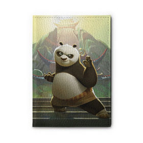 Обложка для автодокументов с принтом Кунг фу панда в Тюмени, натуральная кожа |  размер 19,9*13 см; внутри 4 больших “конверта” для документов и один маленький отдел — туда идеально встанут права | kung fu | kung fu panda | panda | кунг фу | кунг фу панда | кунгфу | панда. кунг фу | по