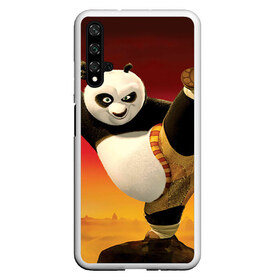 Чехол для Honor 20 с принтом Кунг фу панда в Тюмени, Силикон | Область печати: задняя сторона чехла, без боковых панелей | Тематика изображения на принте: kung fu | kung fu panda | panda | кунг фу | кунг фу панда | кунгфу | панда. кунг фу | по