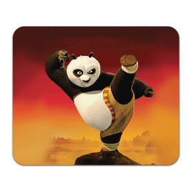 Коврик прямоугольный с принтом Кунг фу панда в Тюмени, натуральный каучук | размер 230 х 185 мм; запечатка лицевой стороны | kung fu | kung fu panda | panda | кунг фу | кунг фу панда | кунгфу | панда. кунг фу | по