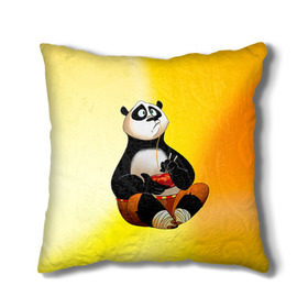 Подушка 3D с принтом Кунг фу панда в Тюмени, наволочка – 100% полиэстер, наполнитель – холлофайбер (легкий наполнитель, не вызывает аллергию). | состоит из подушки и наволочки. Наволочка на молнии, легко снимается для стирки | kung fu | kung fu panda | panda | кунг фу | кунг фу панда | кунгфу | панда. кунг фу | по