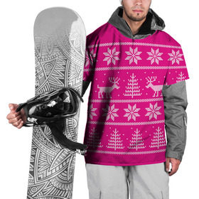 Накидка на куртку 3D с принтом Олени в горах в Тюмени, 100% полиэстер |  | Тематика изображения на принте: горы | ели | зима | новый год | олени | снег | снежинки