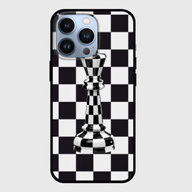 Чехол для iPhone 13 Pro с принтом Ферзь в Тюмени,  |  | клетки | ферзь | шахматная доска | шахматы