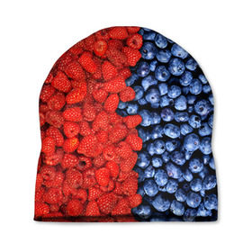 Шапка 3D с принтом Ягодка в Тюмени, 100% полиэстер | универсальный размер, печать по всей поверхности изделия | клубника | малина | черника | ягода | ягодка | ягодный